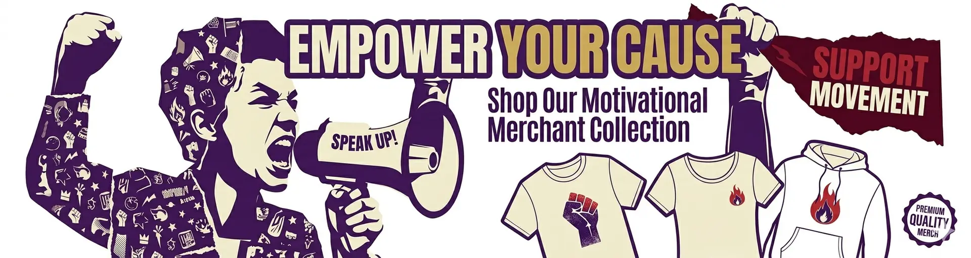 Banner for Stand. Speak. Wear.